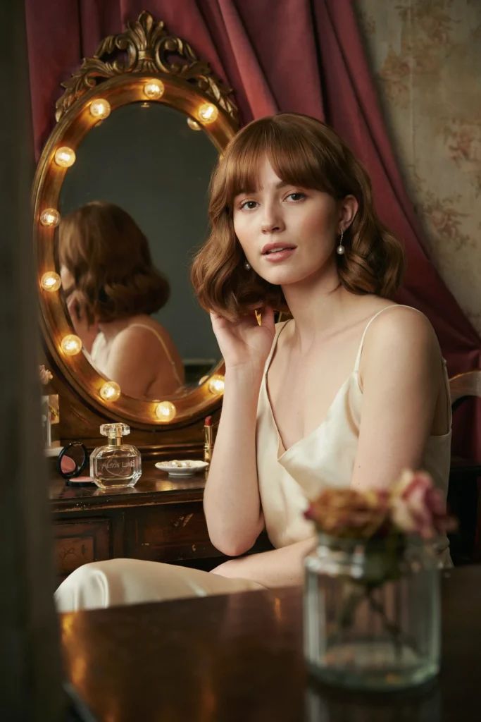 Romantic Curtain Bangs
