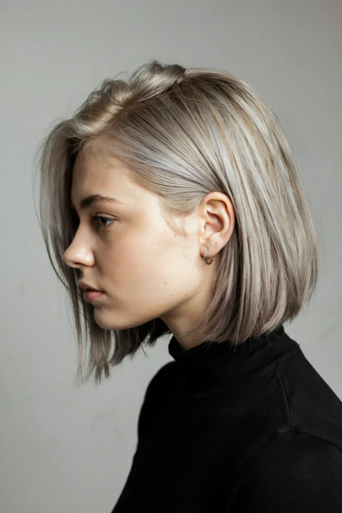 Silver Fox Textured Bob