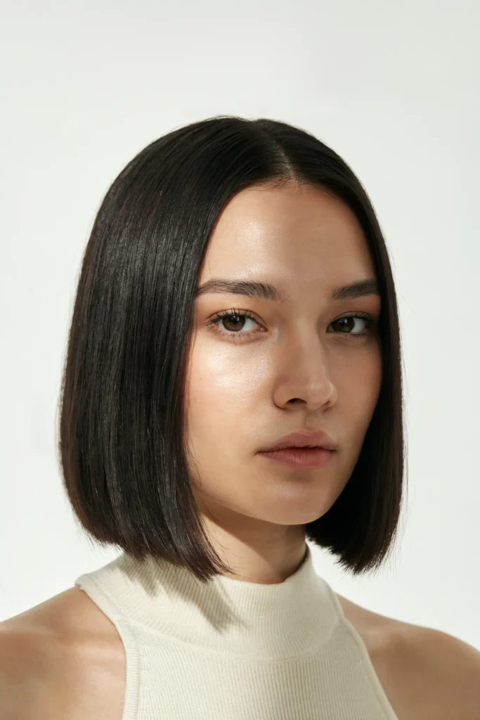 Sleek Blunt Cut