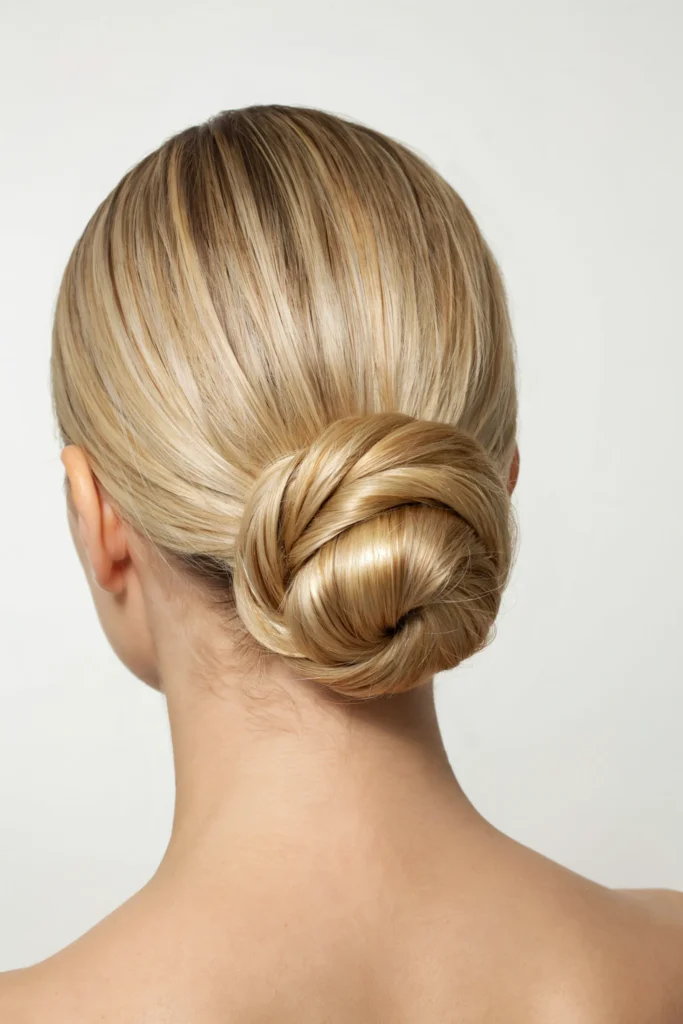 Sleek Low Chignon