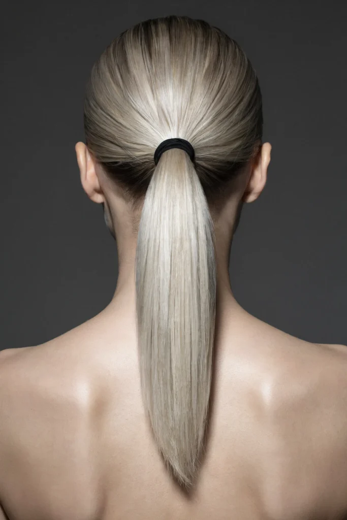 Slick Back Ponytail