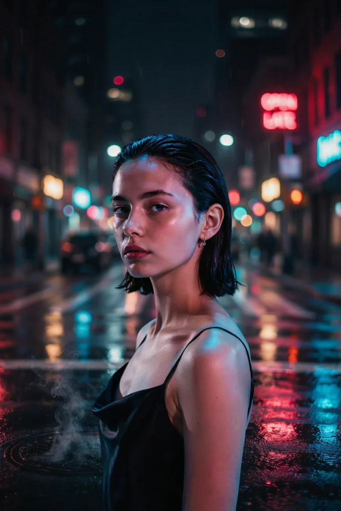 Slicked Back Wet-Look