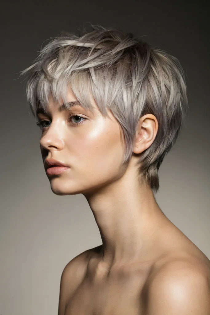 Smoky Ash Platinum Pixie
