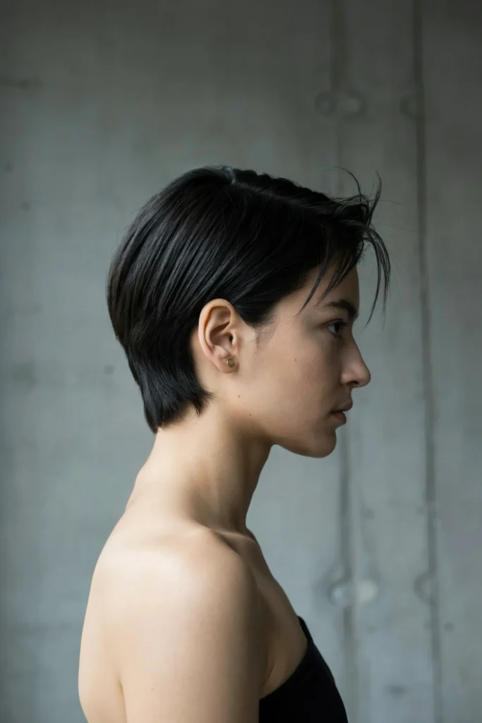 Straight Razor Edge Mullet