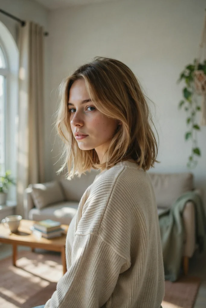 Textured Lob Cut