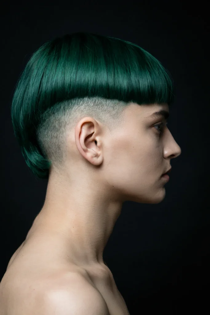 Undercut Stepped Mullet