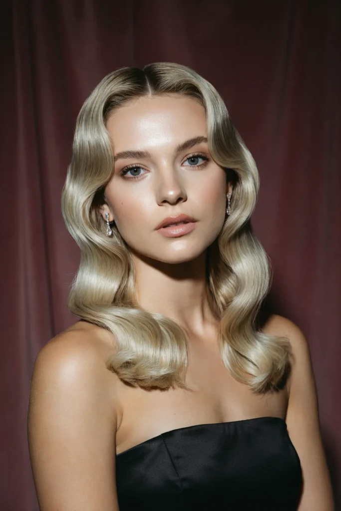 Vintage Hollywood Waves