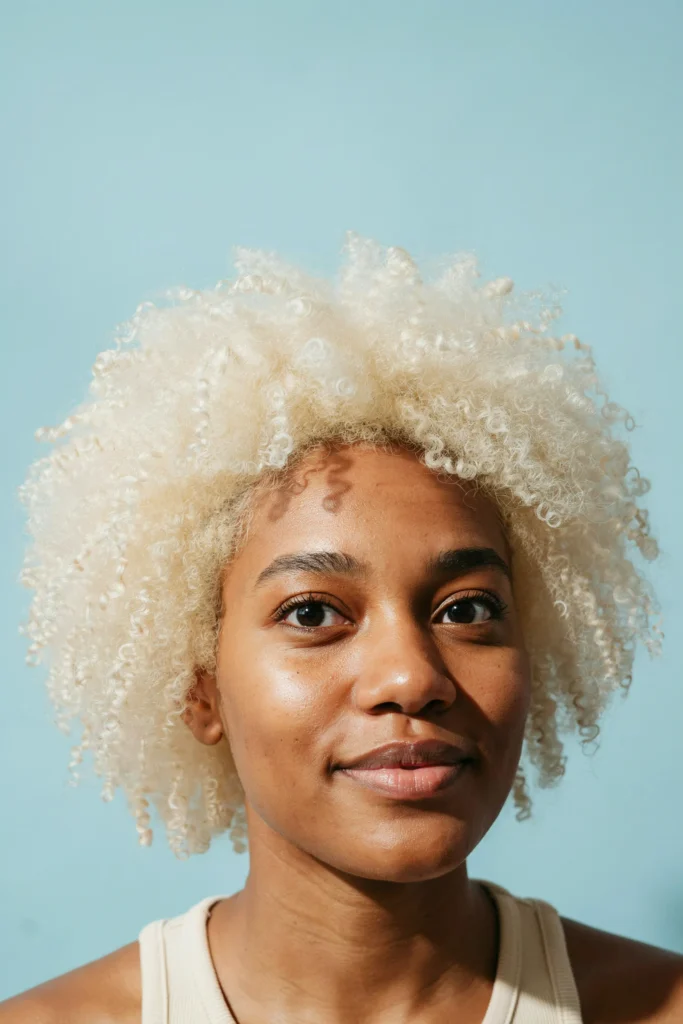 Voluminous Afro Curls