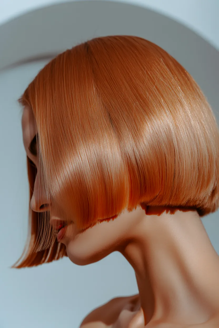 classic apricot bob
