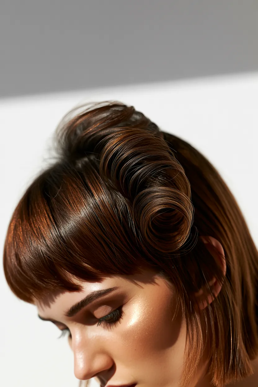 shag with coiled fringe