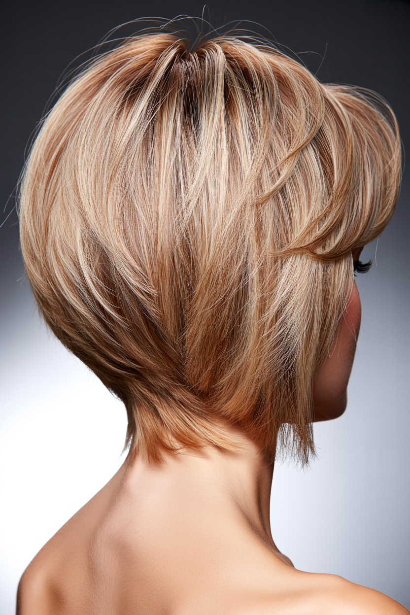 voluminous stacked bob