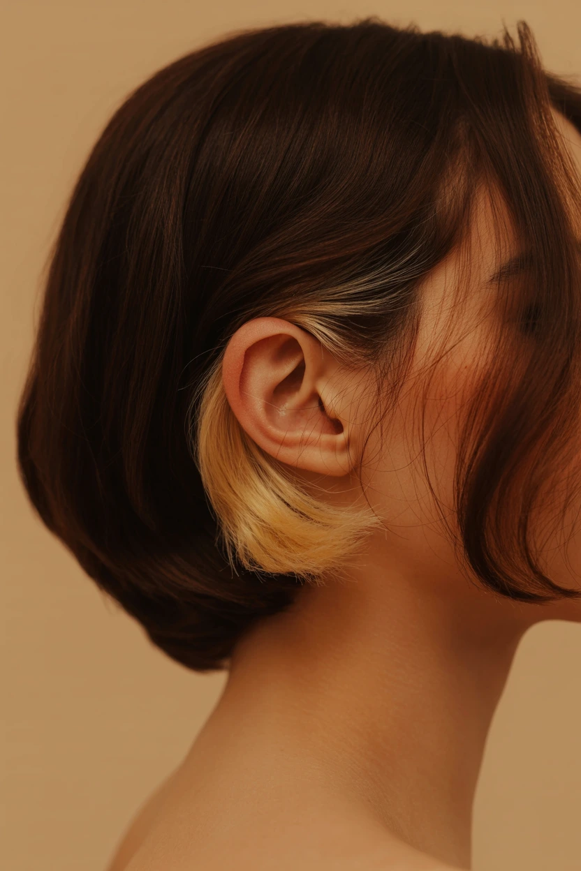 golden blonde hidden panel