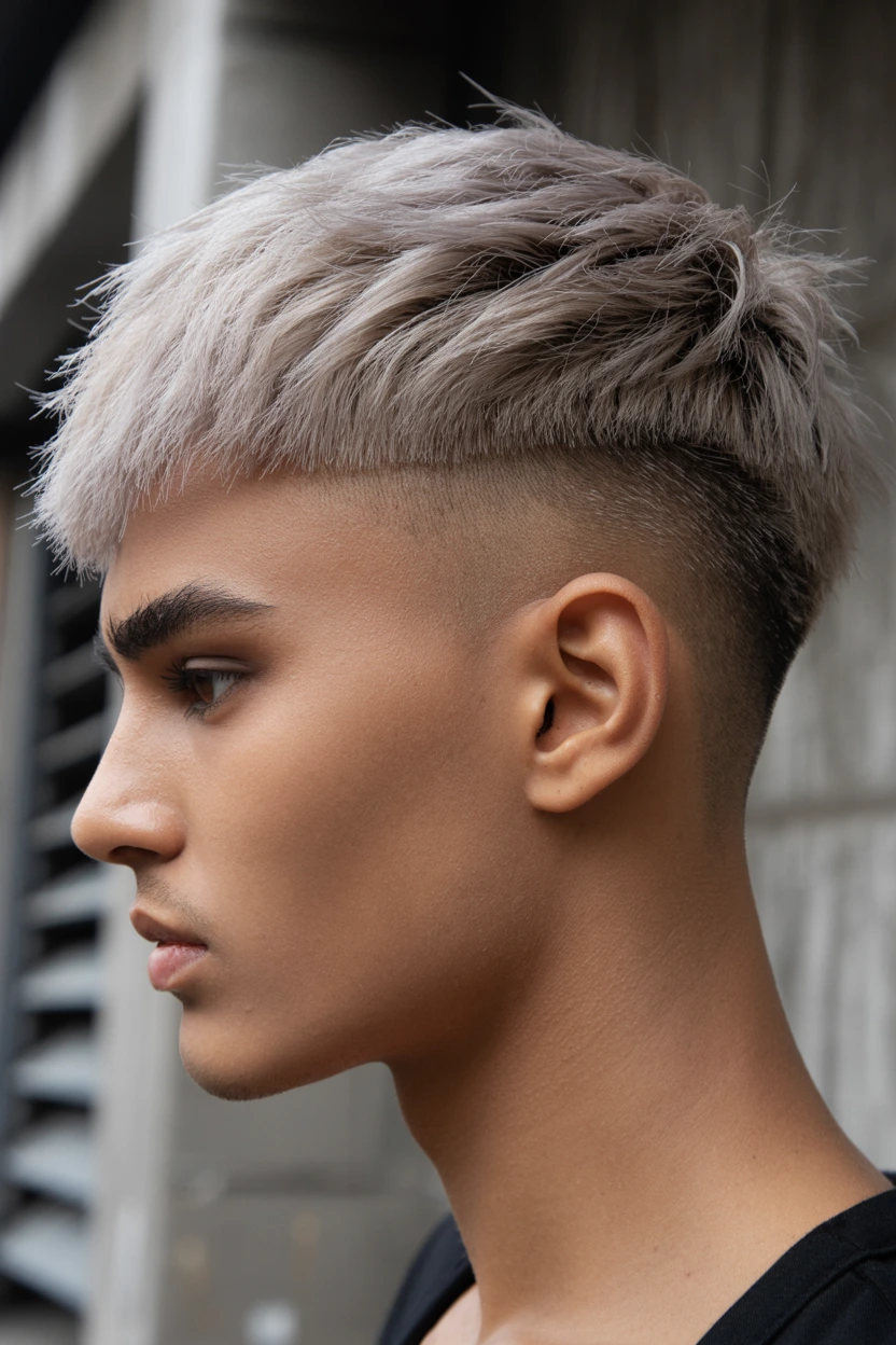 modern undercut shaggy bowl