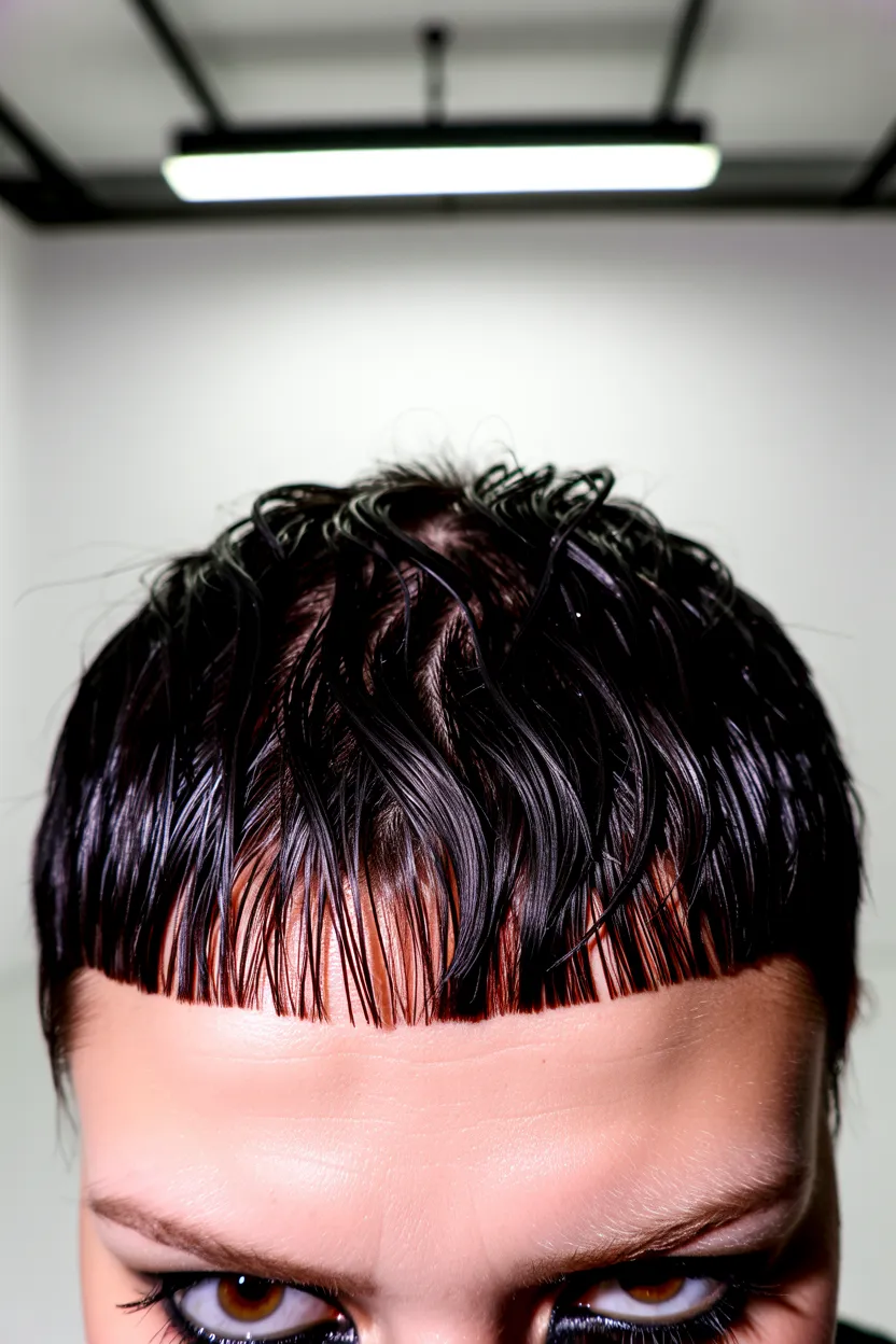 wispy textured micro fringe