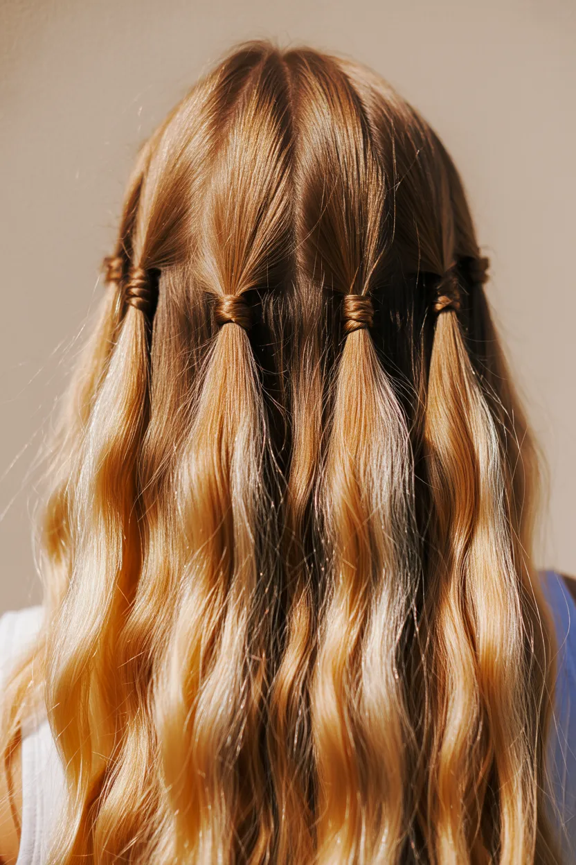 crimped accent braids