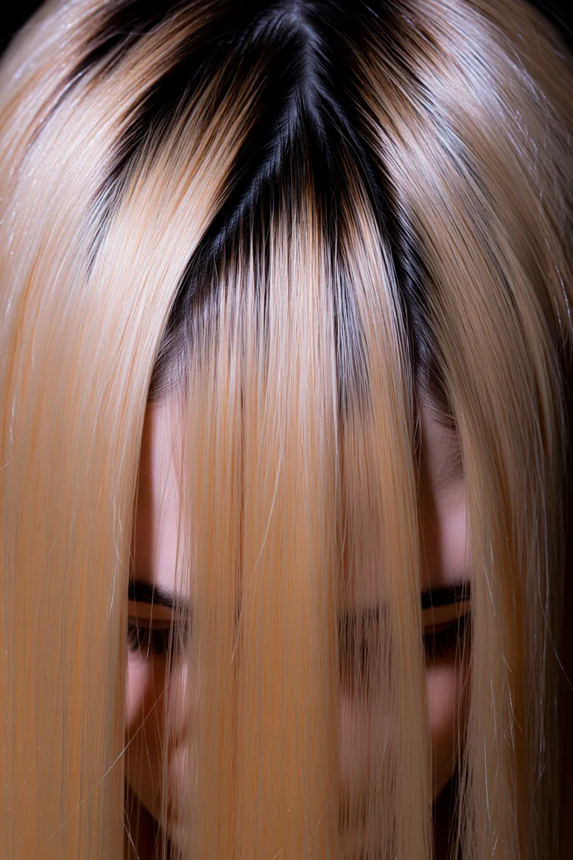 deep side part