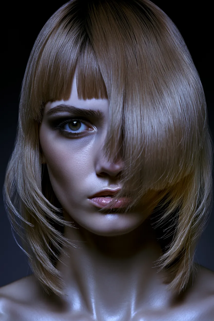 deep side part