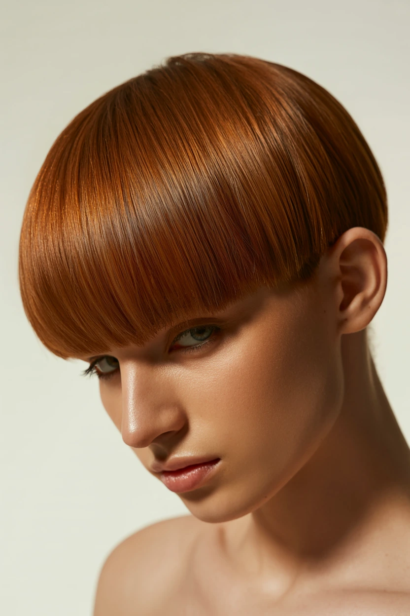 rounded bowl cut