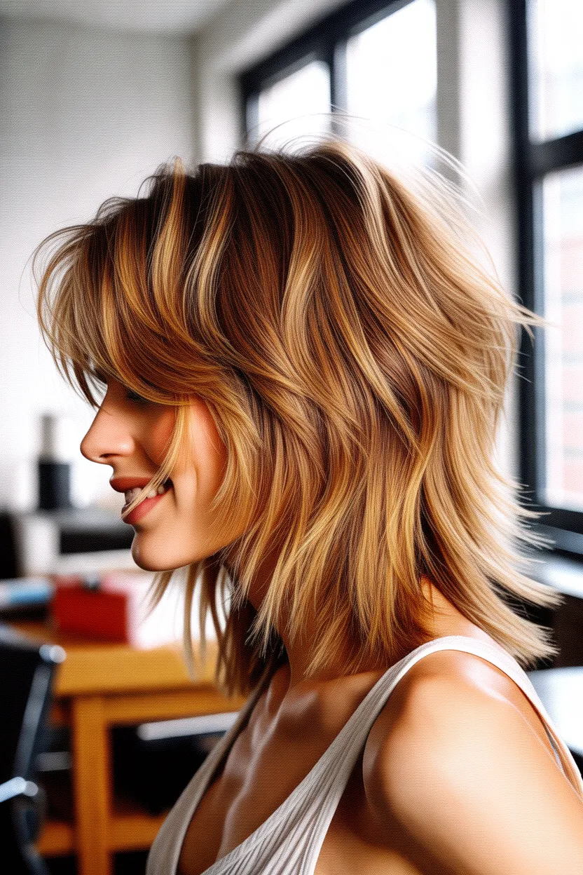 retro textured shag