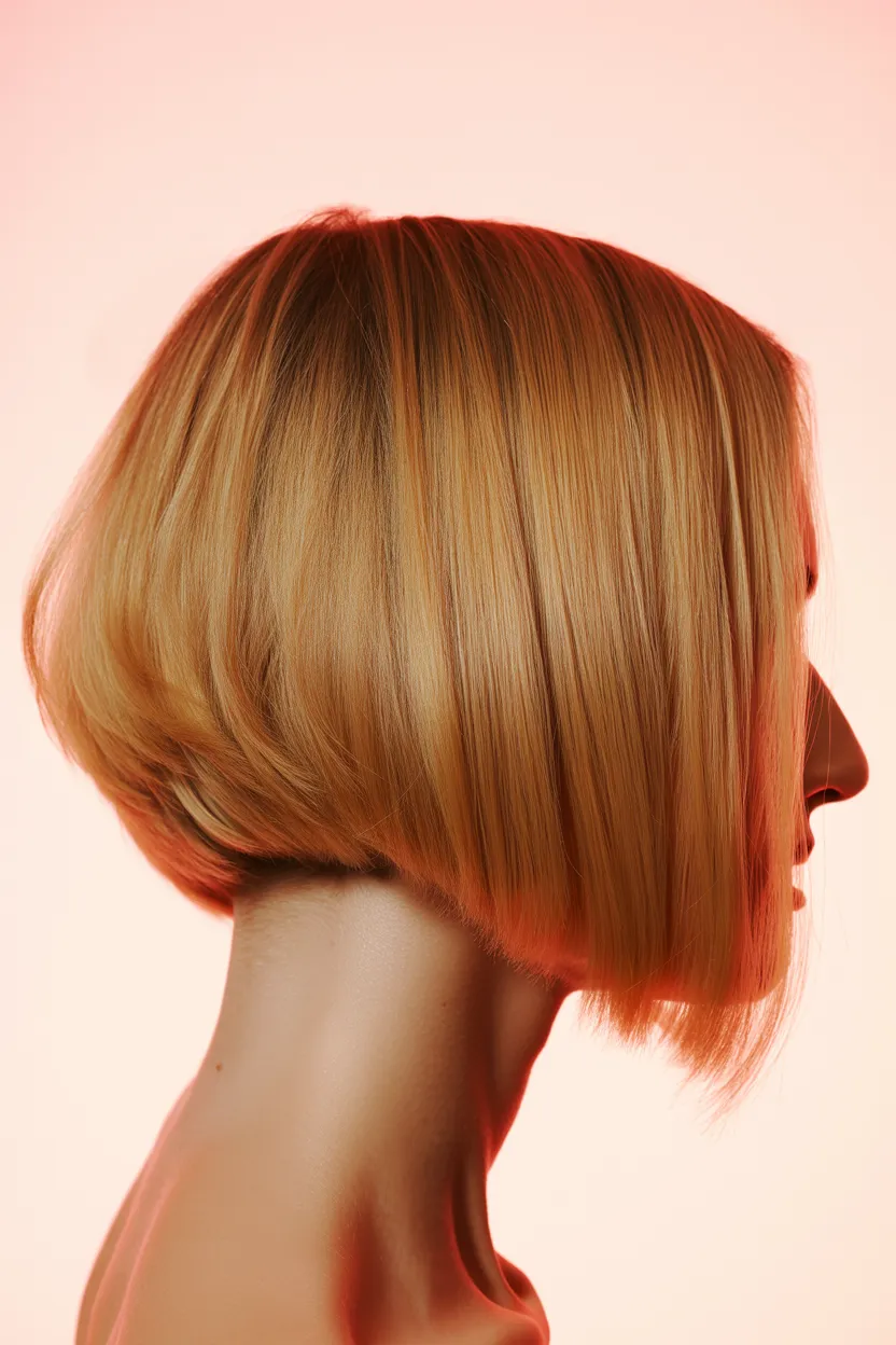 rounded jawline bob