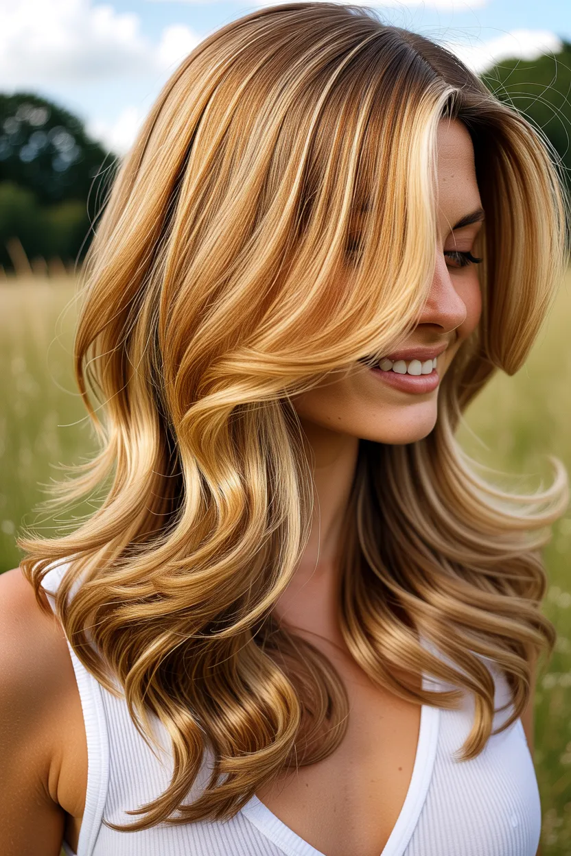 golden wheat highlights
