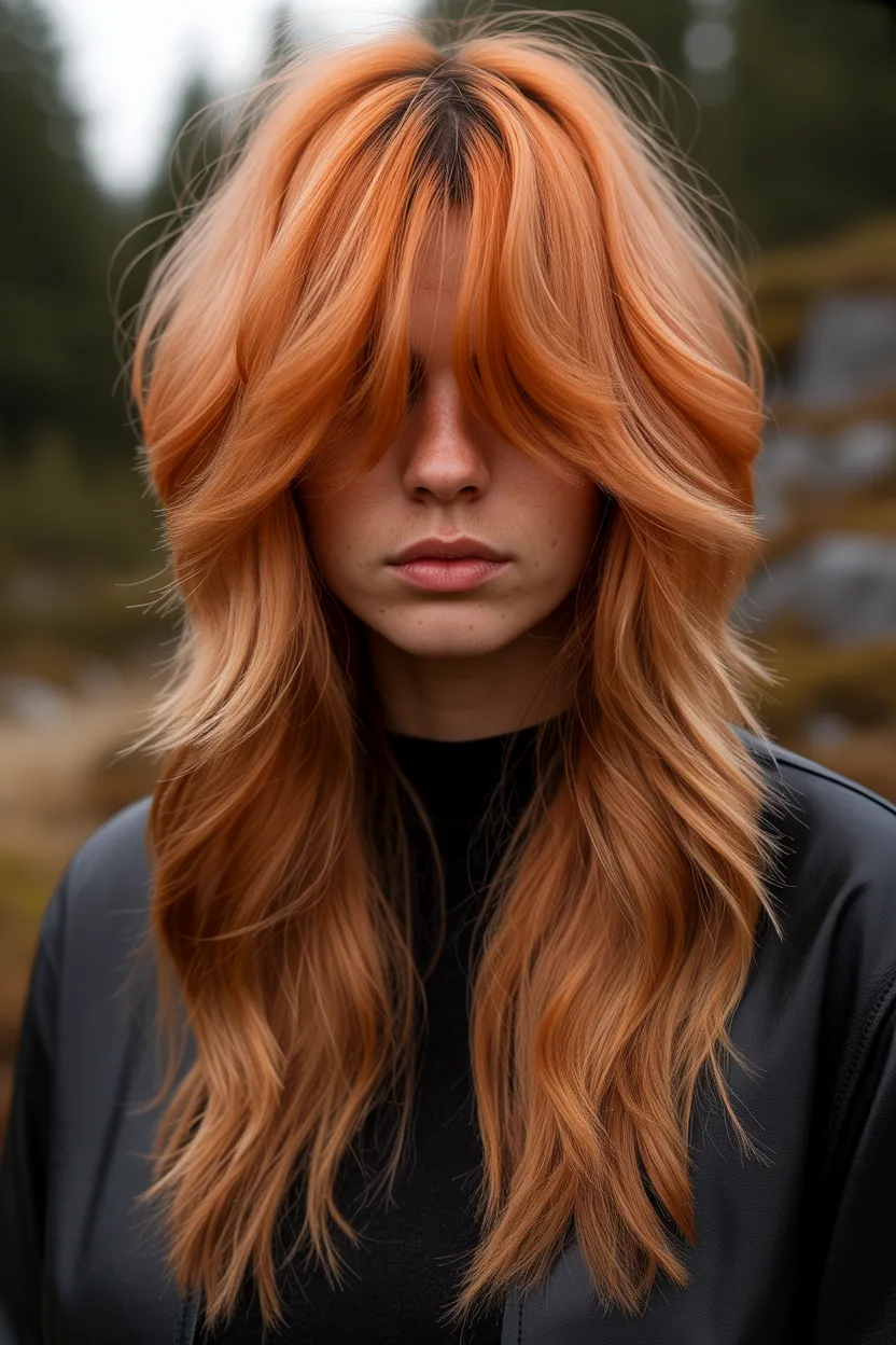 smoky apricot tresses