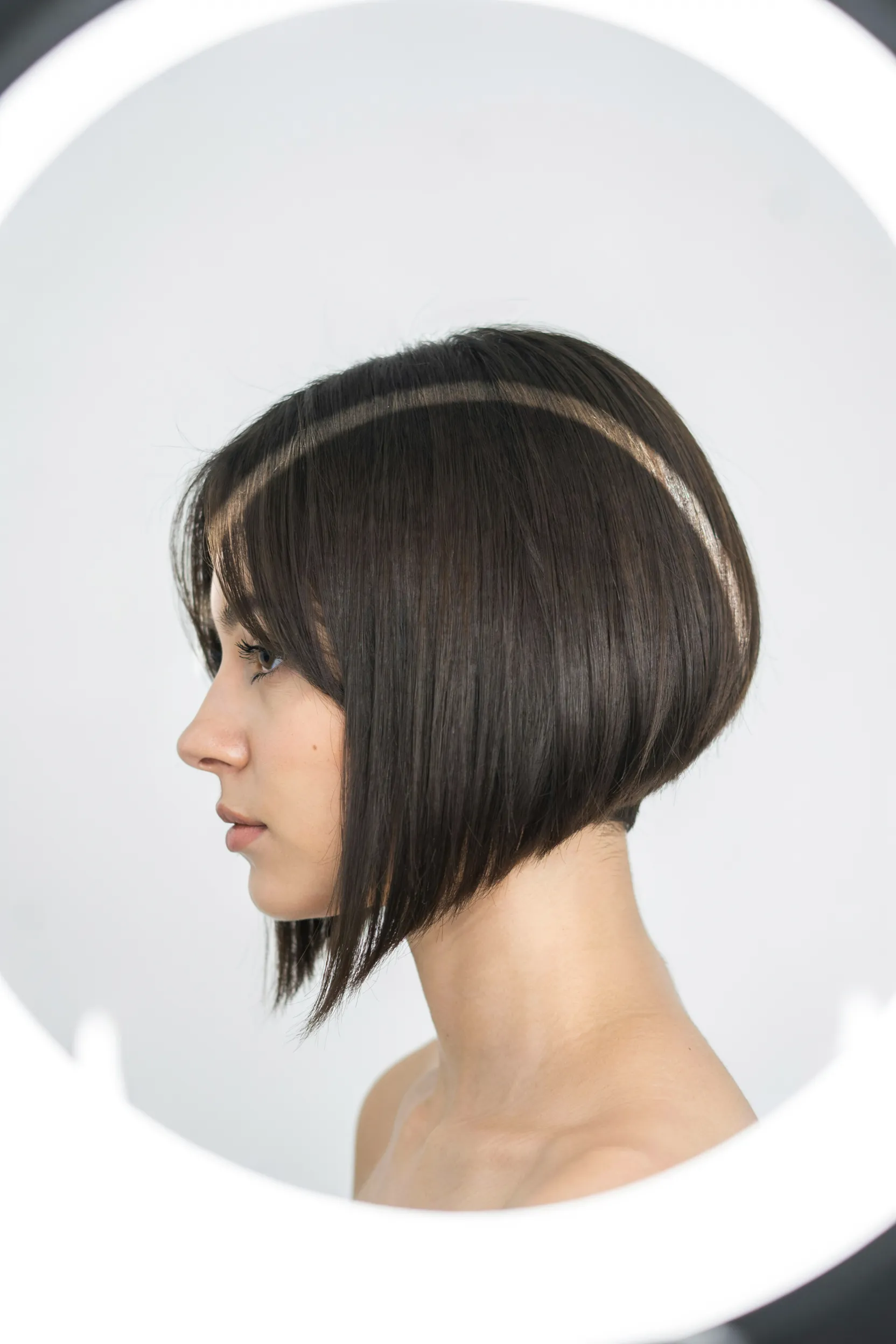 reflective inverted bob