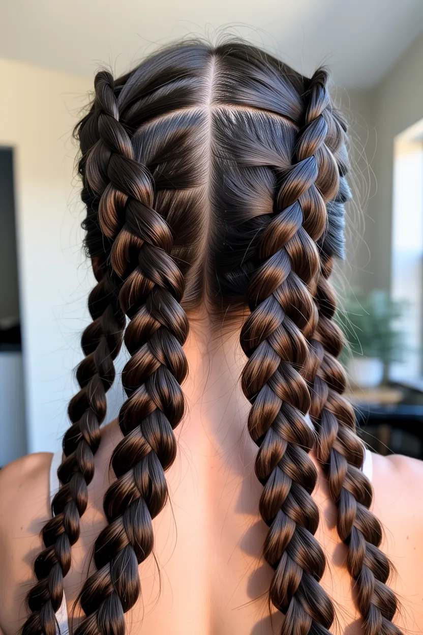 double dutch braids