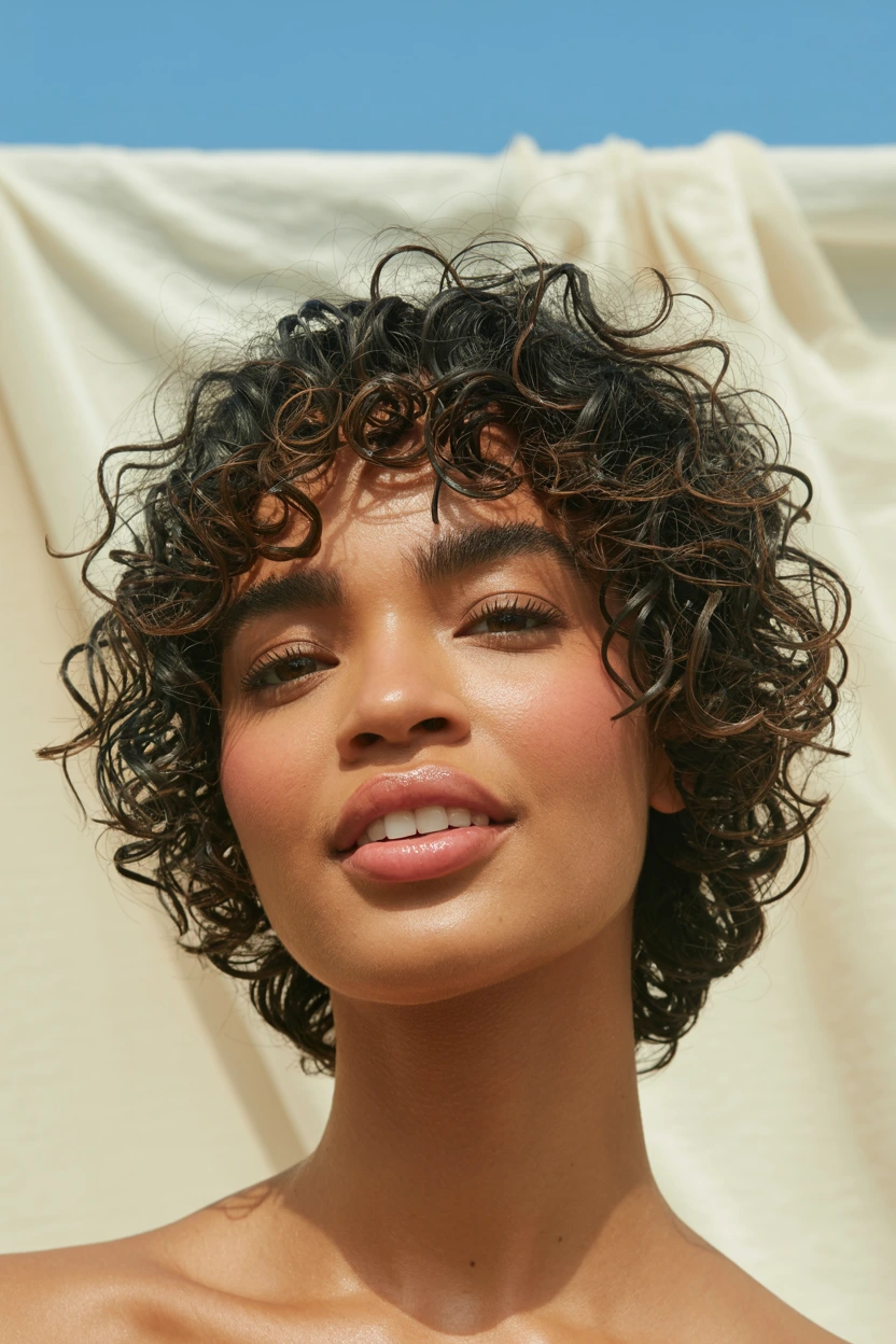natural curls textured crop
