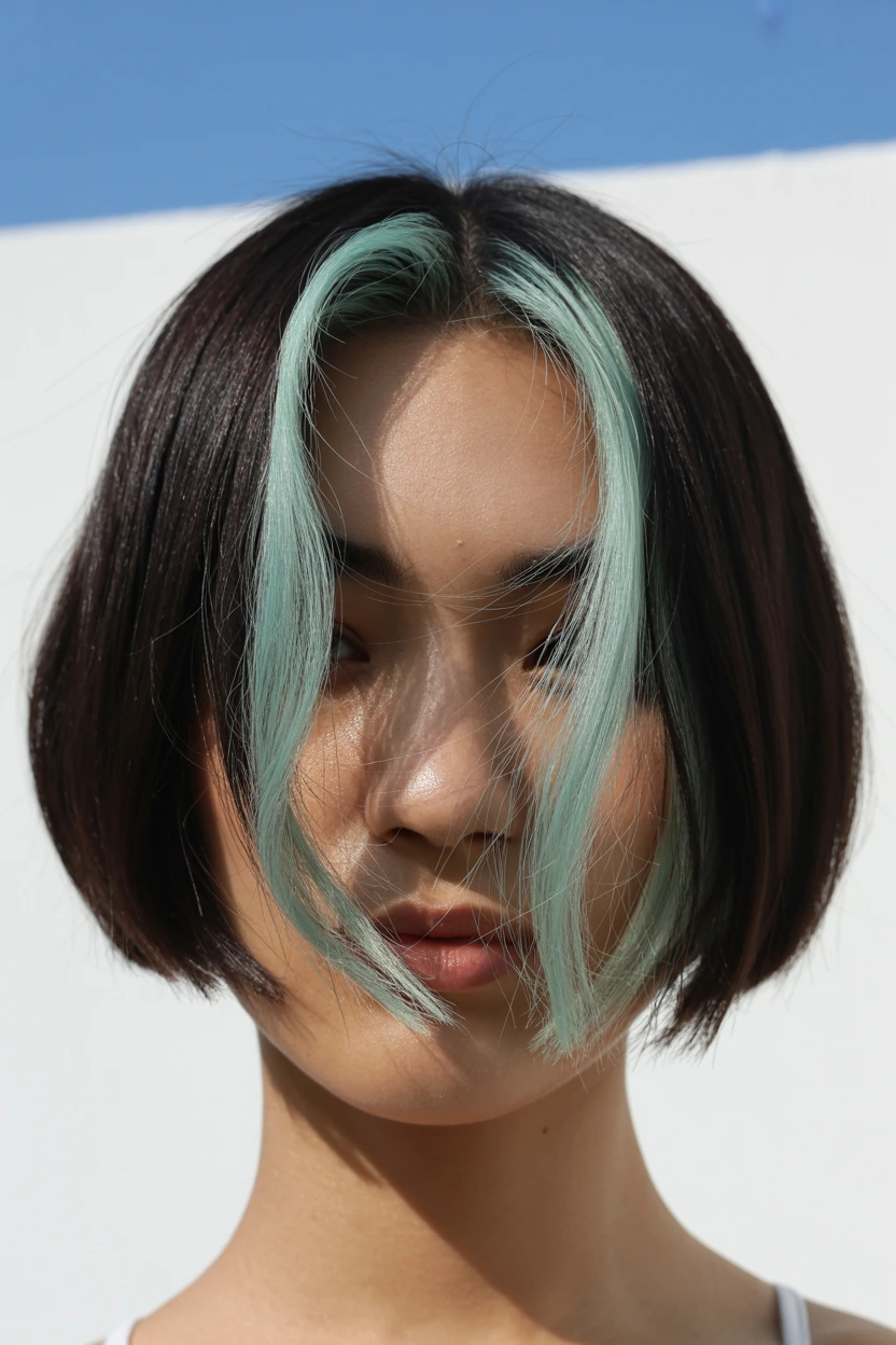 mint green framing layer
