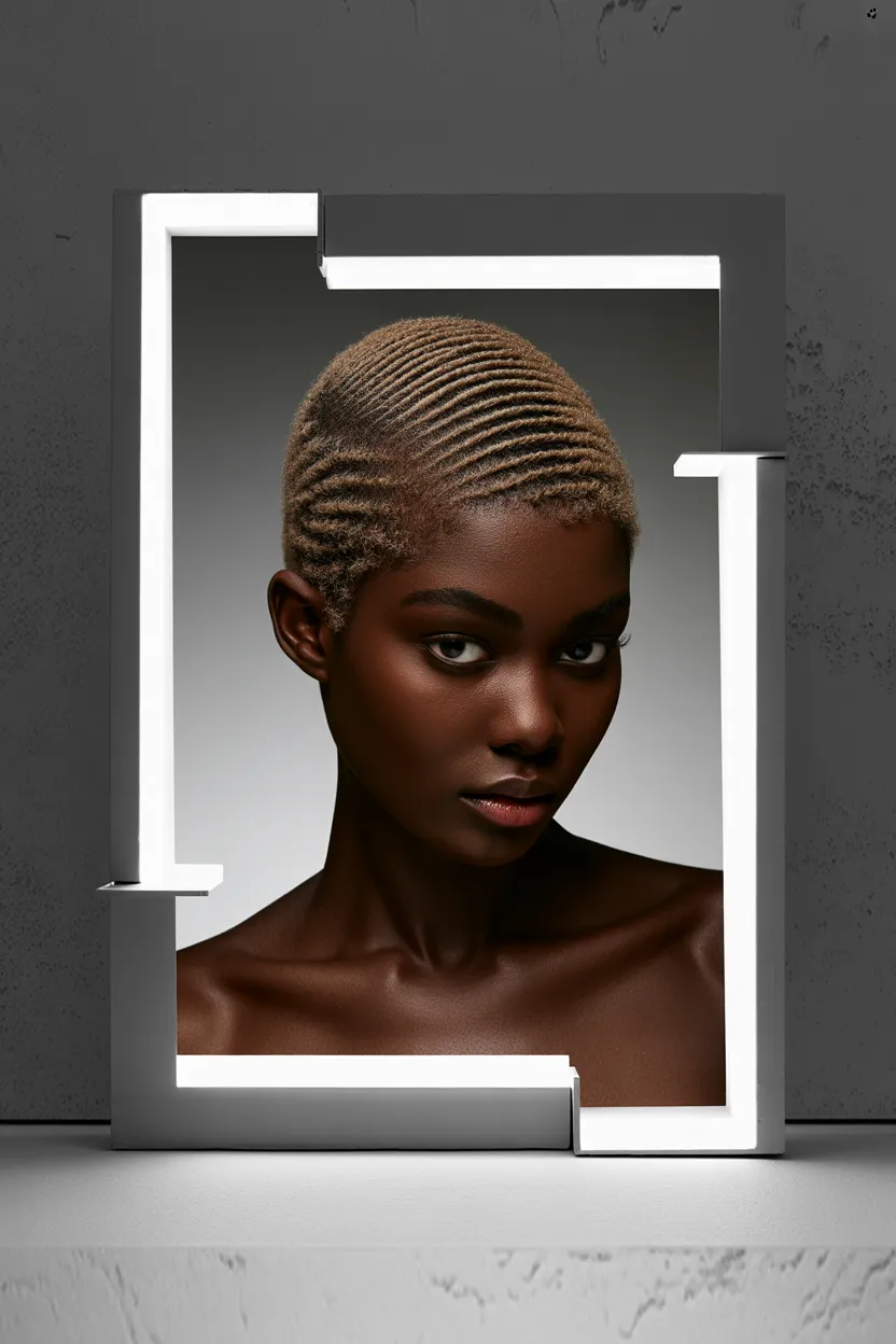geometric sculpted coiled cut