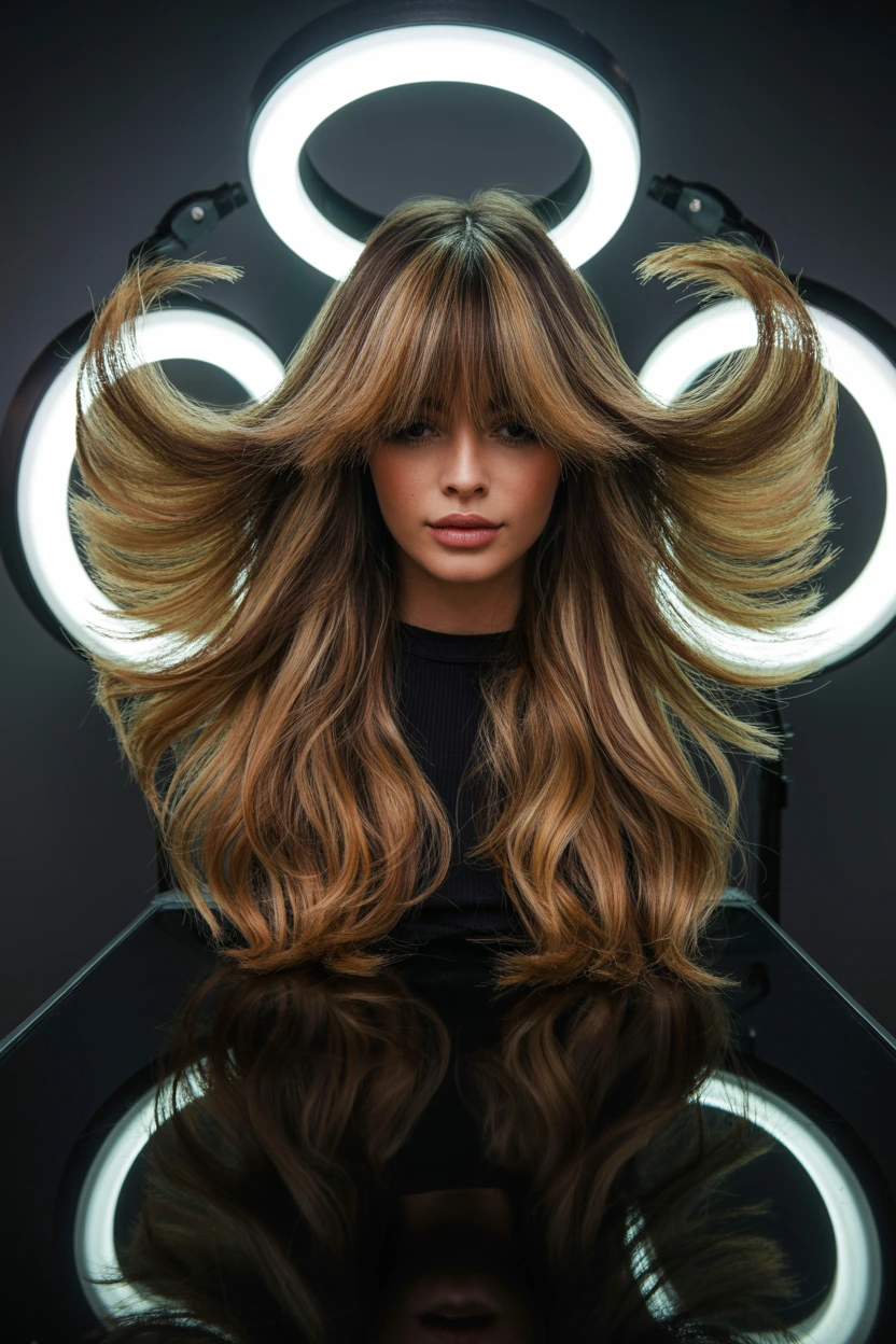 voluminous blowout style