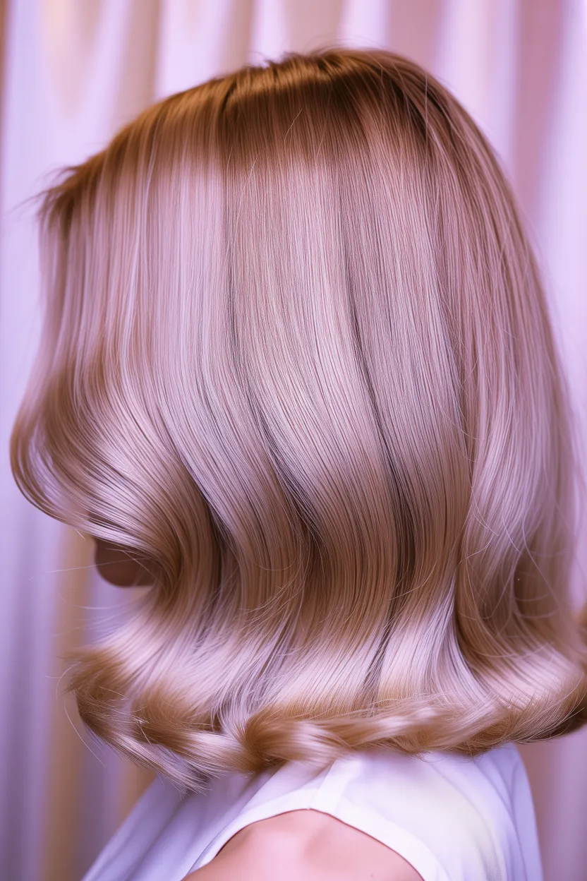 soft champagne glow