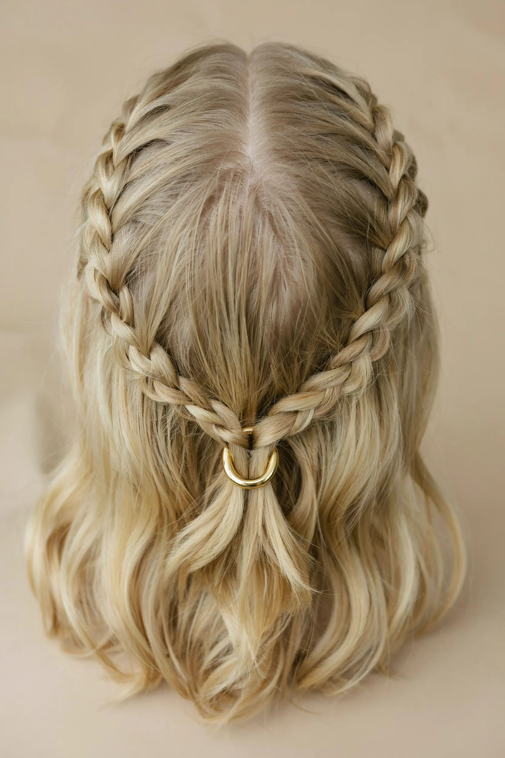 braided crown tuck