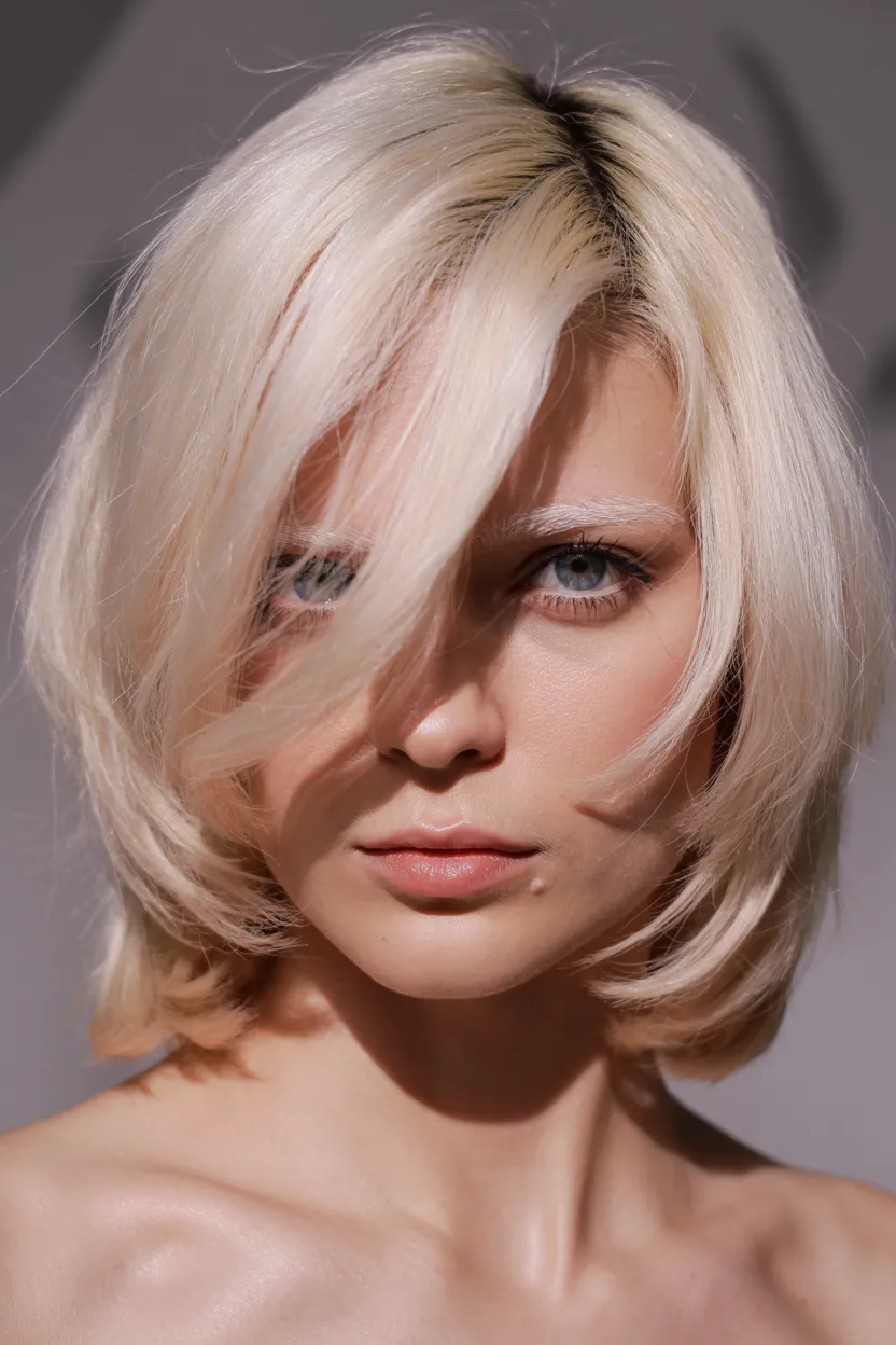 side swept illusion volume