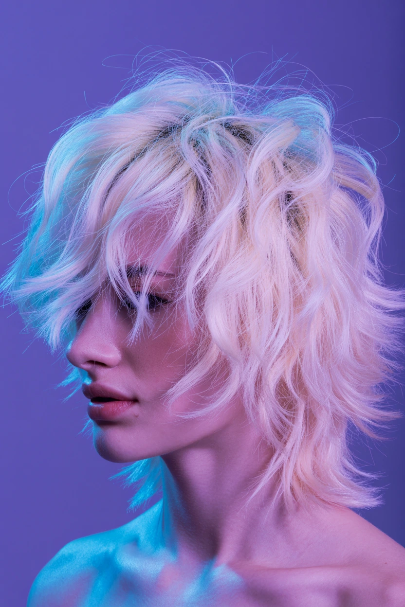 fluffy modern shag