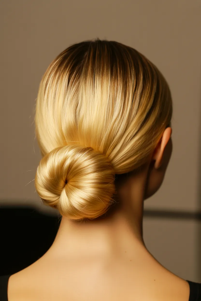 classic chignon knot