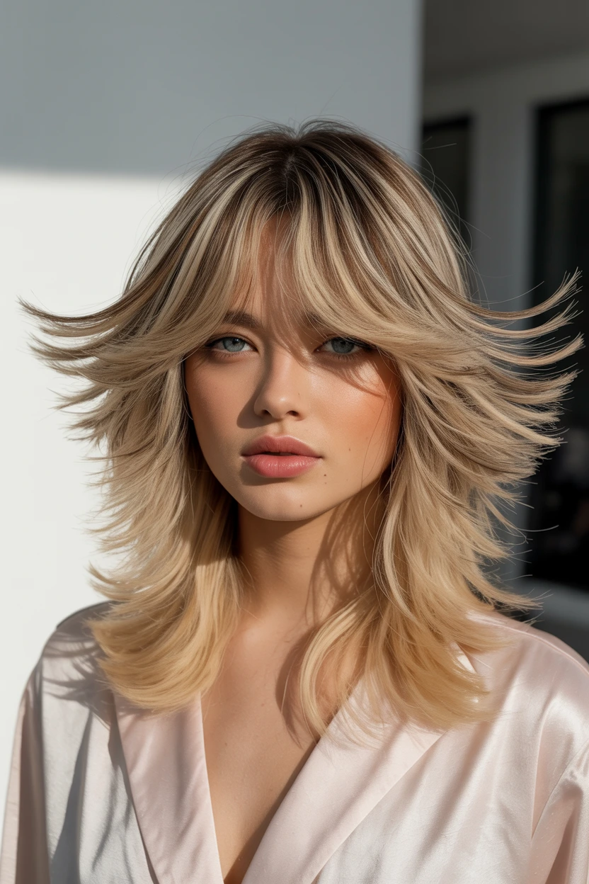 soft butterfly cut