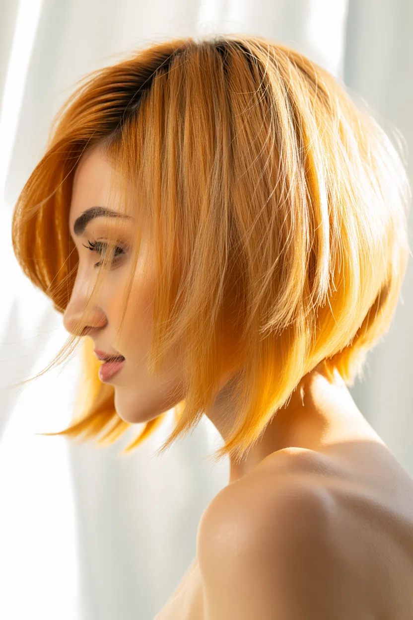 voluminous collarbone cut