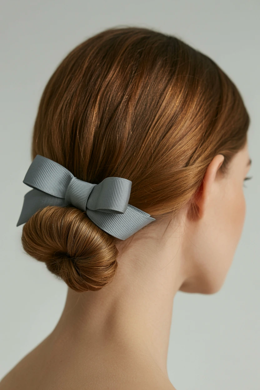 tailored ribbon low loop