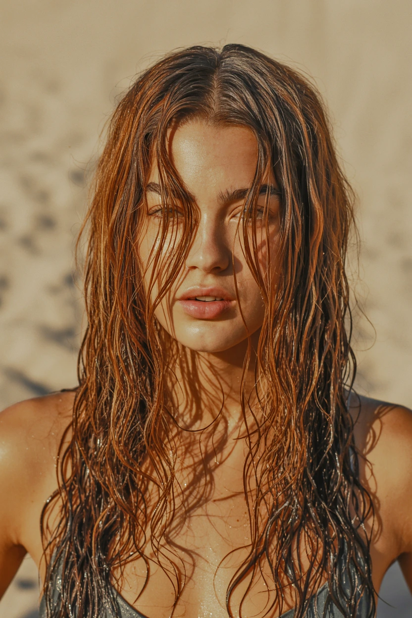 dewy beach waves