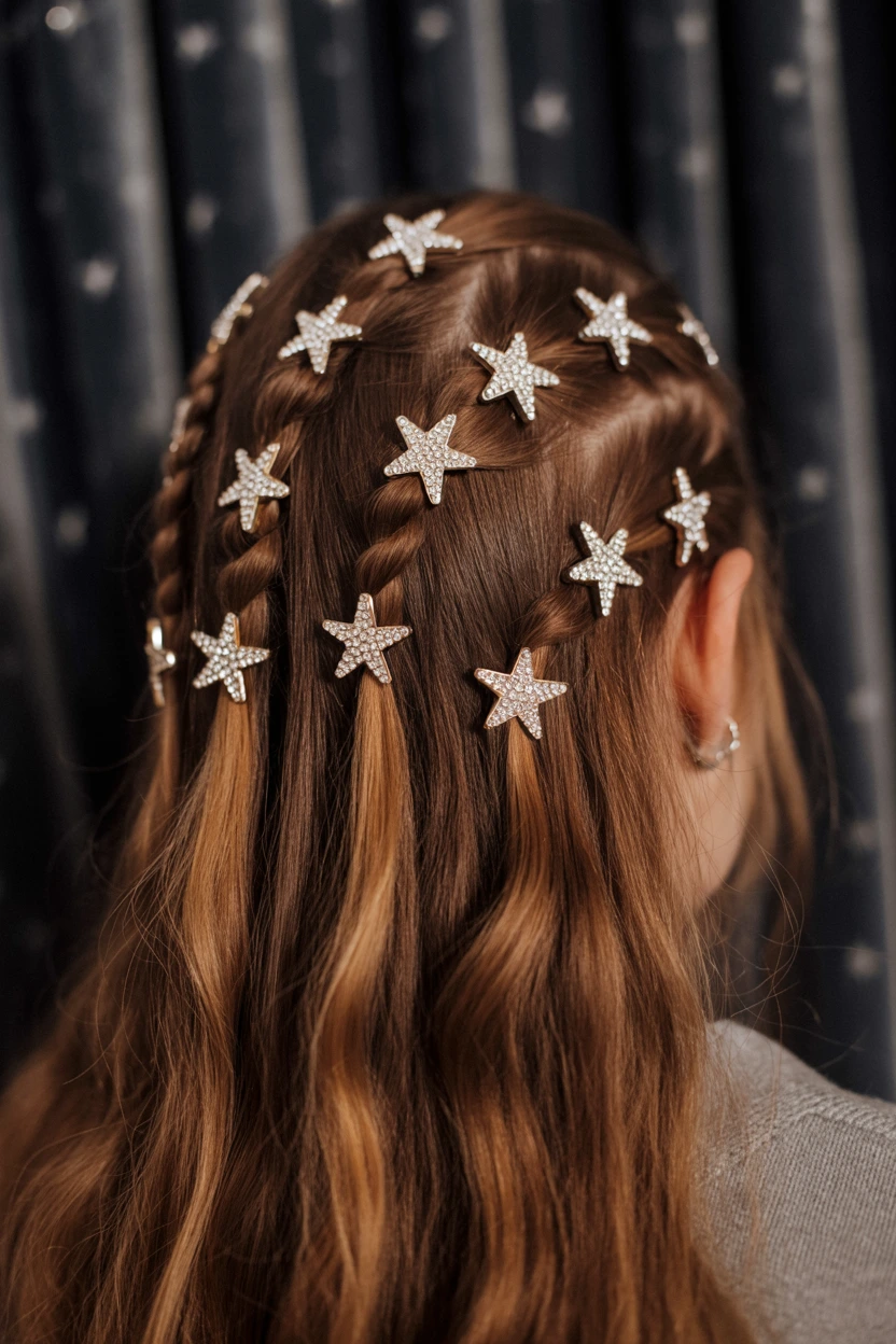 embellished pin twists