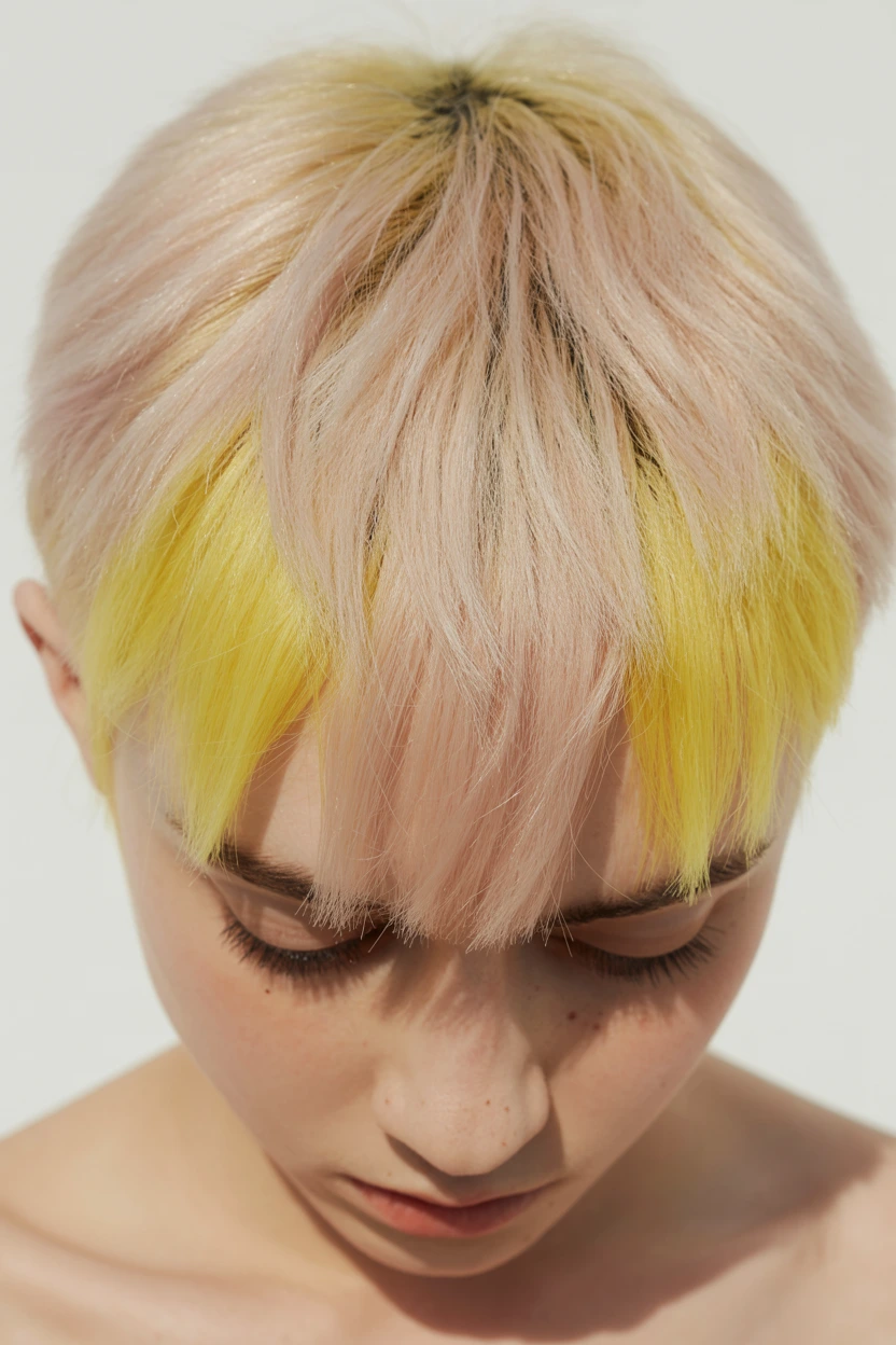 pastel yellow front panels