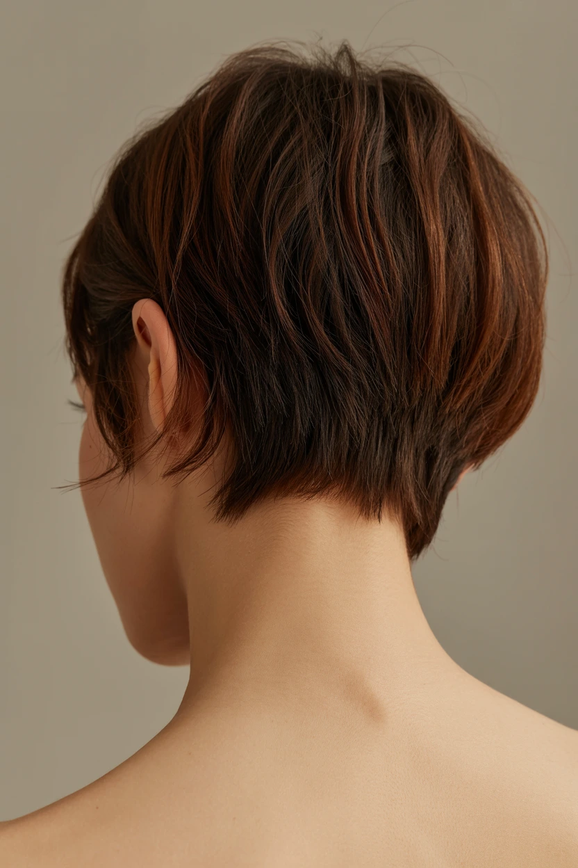 short wispy nape bowl