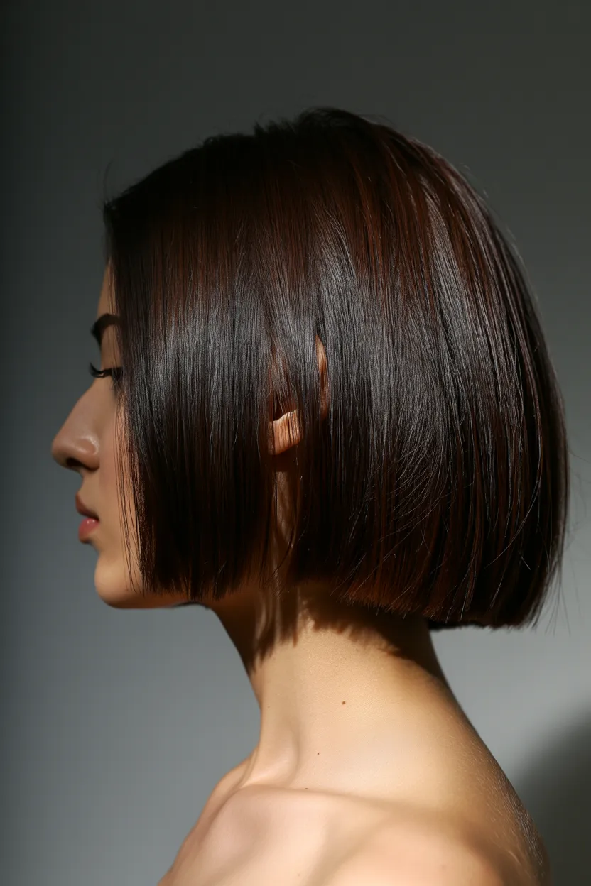 blunt midi cut