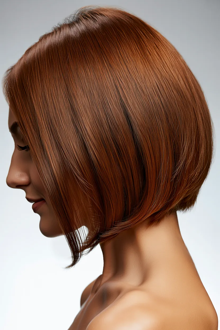 soft layered bob