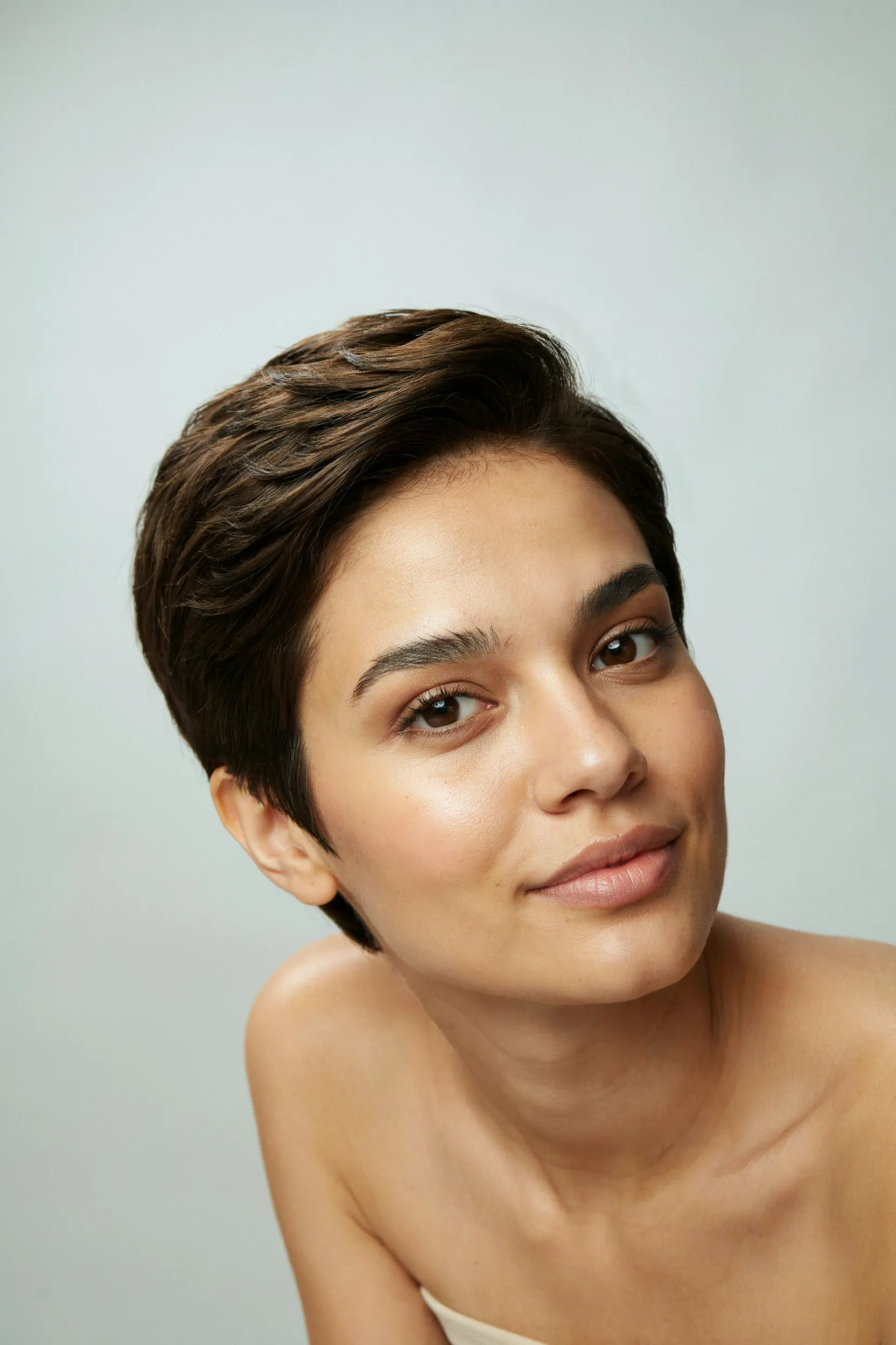silk press pixie