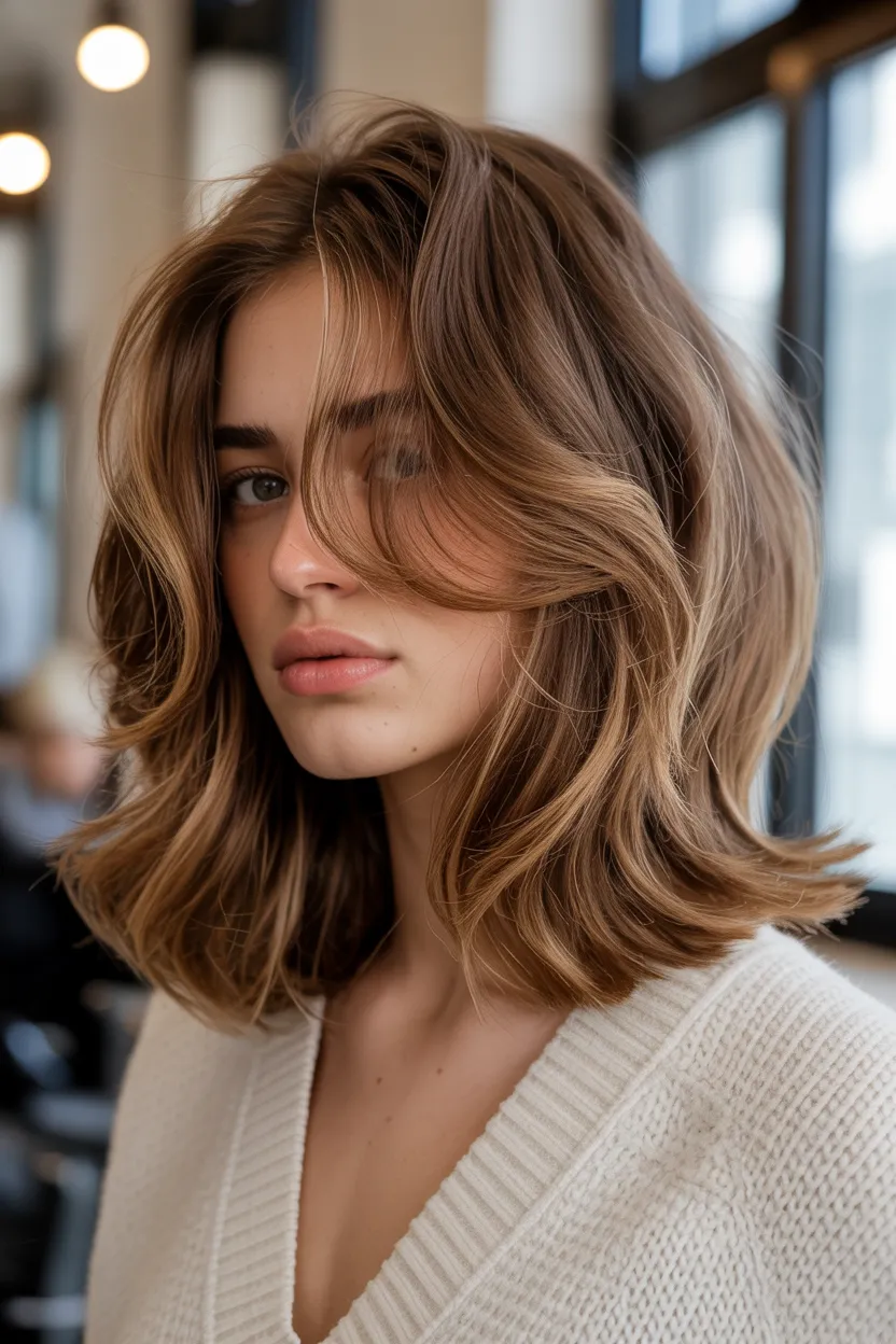 deep side part volume