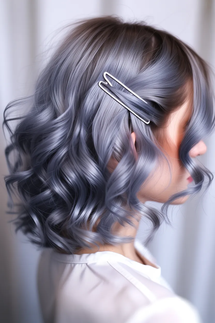shimmering white highlights