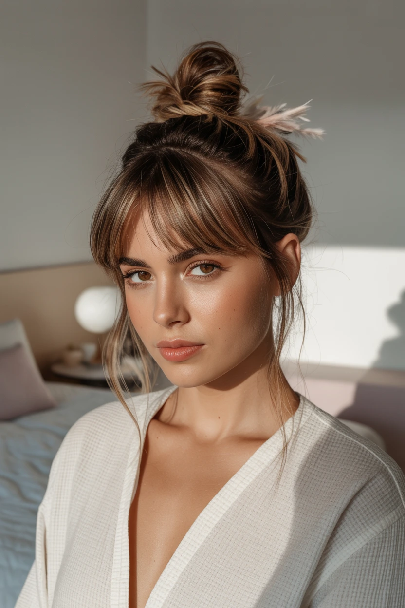 casual top knot